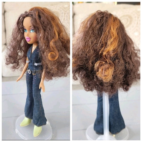 MGA Bratz Dynamite Nevra Doll 2001 in Girls Nite Out Sasha Jumpsuit Beautiful - Picture 6 of 6